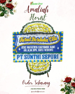 Papan Bunga Duka di Sindulang Dua